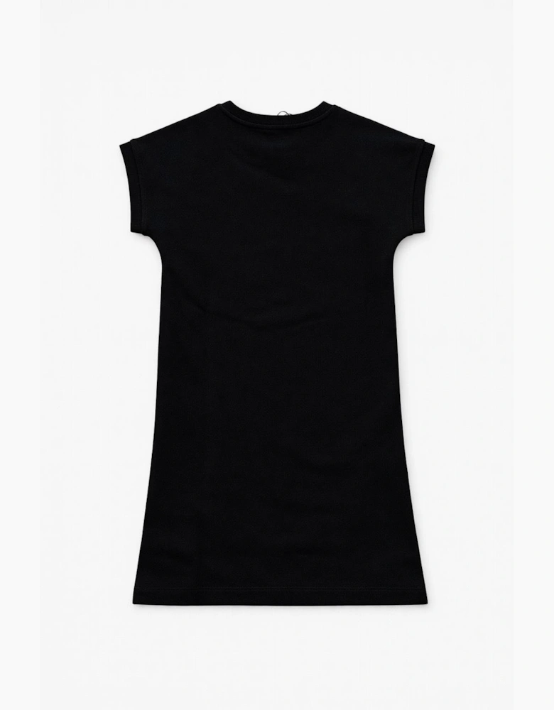 MOSCHINO GIRLS BLACK DRESS HBV0EA
