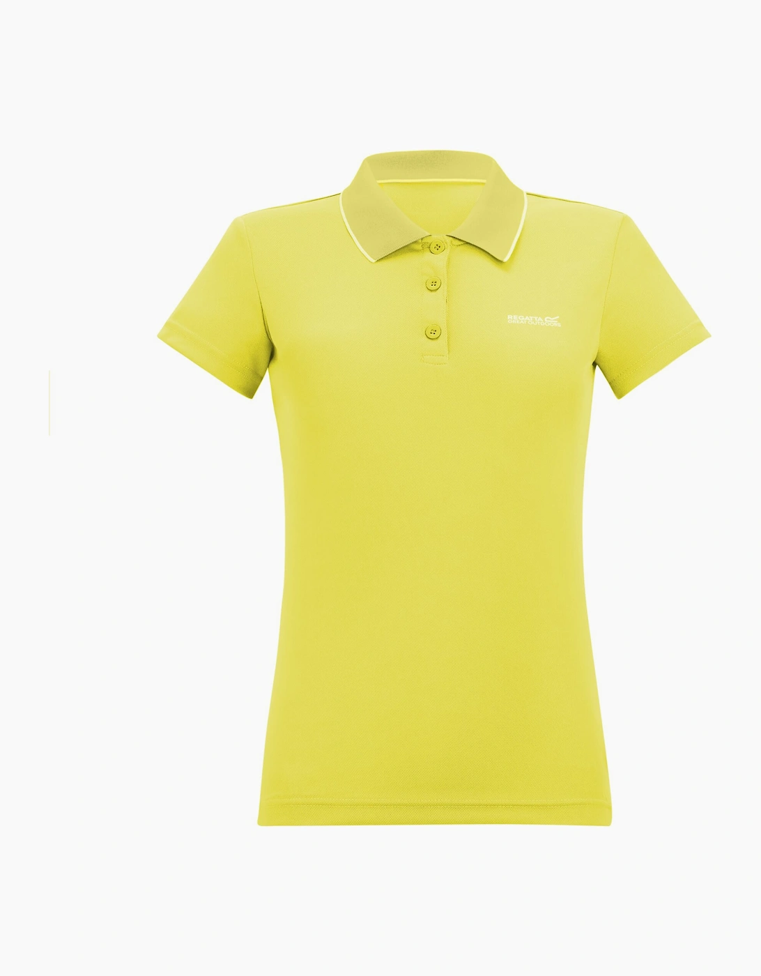 Regatta Women's Yellow / Maverick V Polo Shirt  10 Size 10 Uk