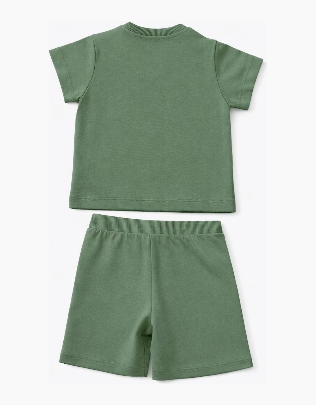BABY/TODDLER OLIVE GREEN SHORTS SET MXG00M