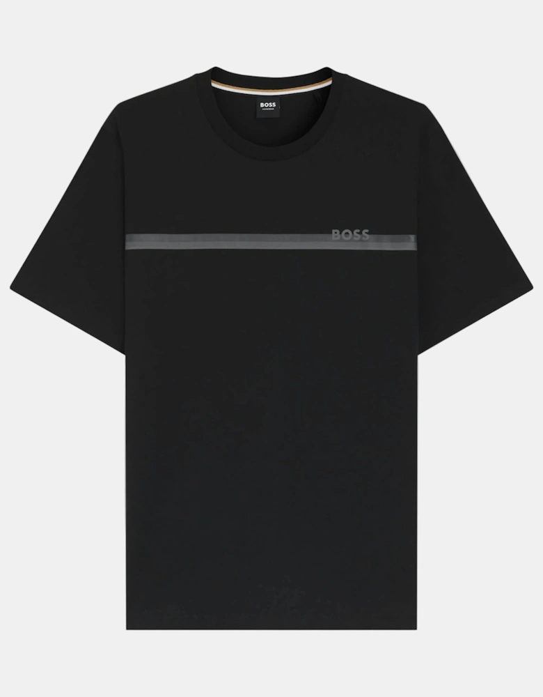 BOSS Orange Authentic Mens Loungewear T-Shirt 50561470 - Black 004