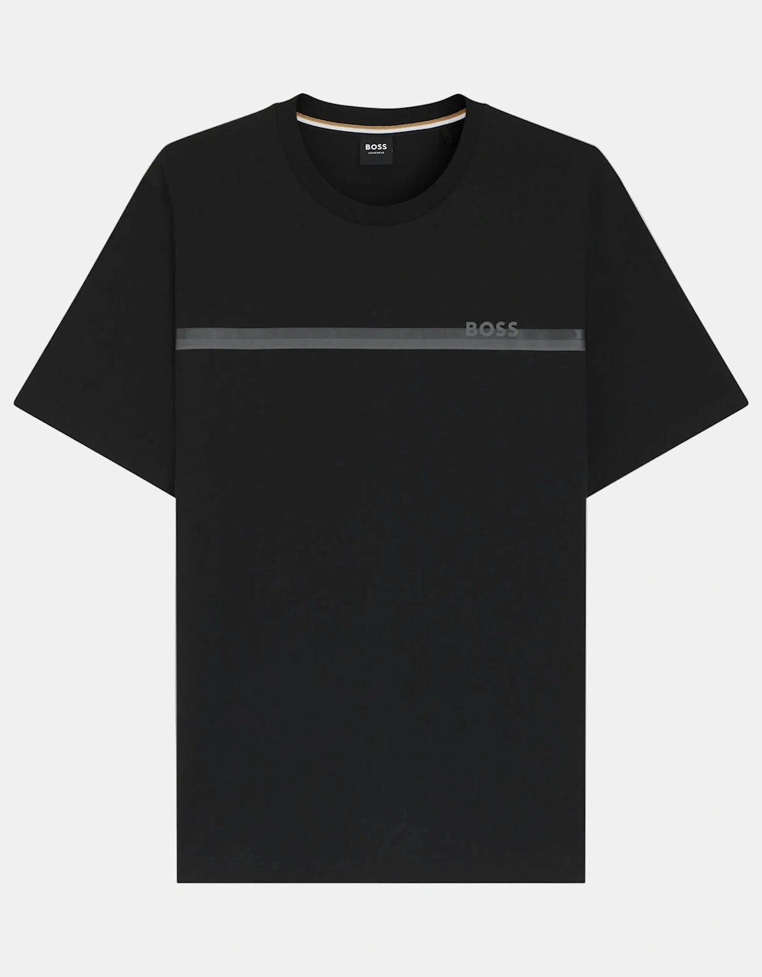 BOSS Orange Authentic Mens Loungewear T-Shirt 50561470 - Black 004, 2 of 1