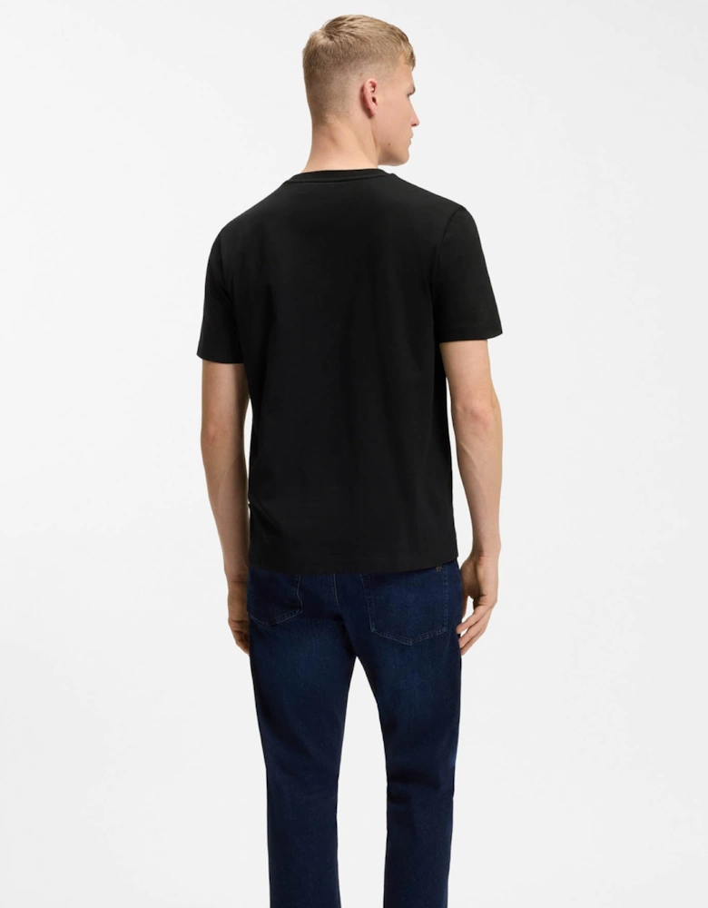 BOSS Orange Te Creature Mens Graphic Print T-Shirt - Black 001