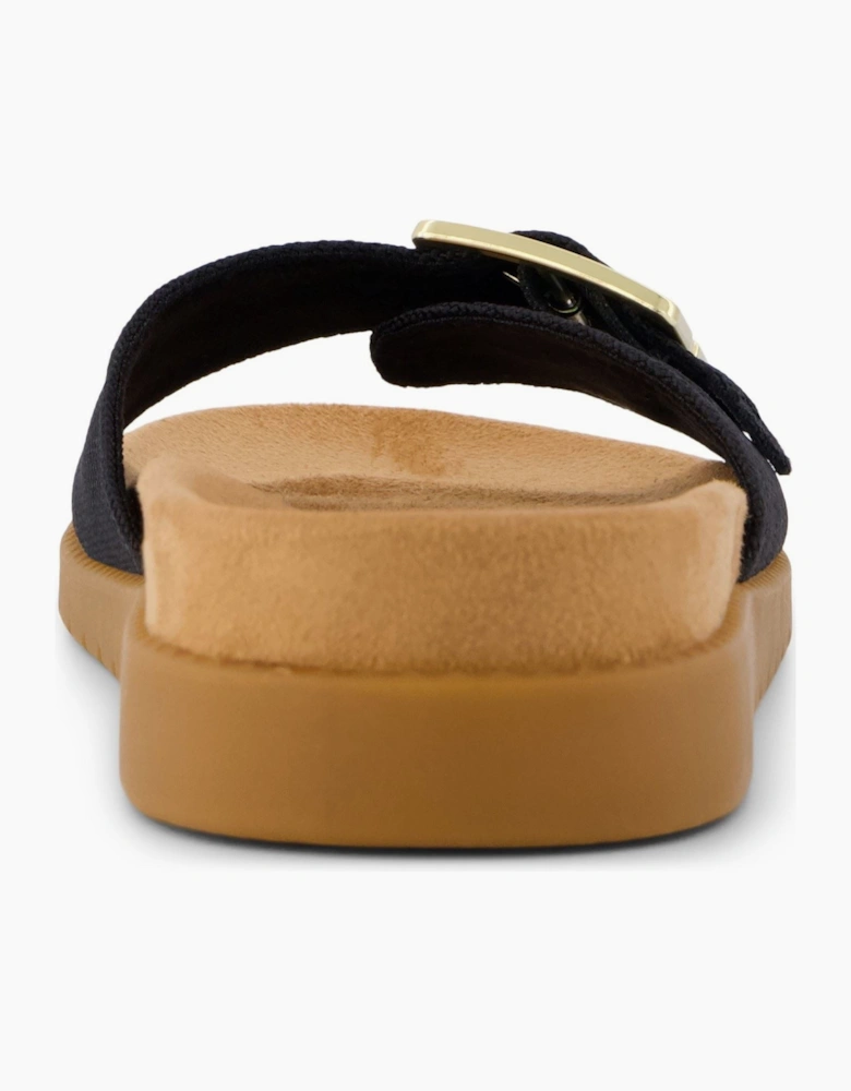 Marin Textile Women's Black Sandals