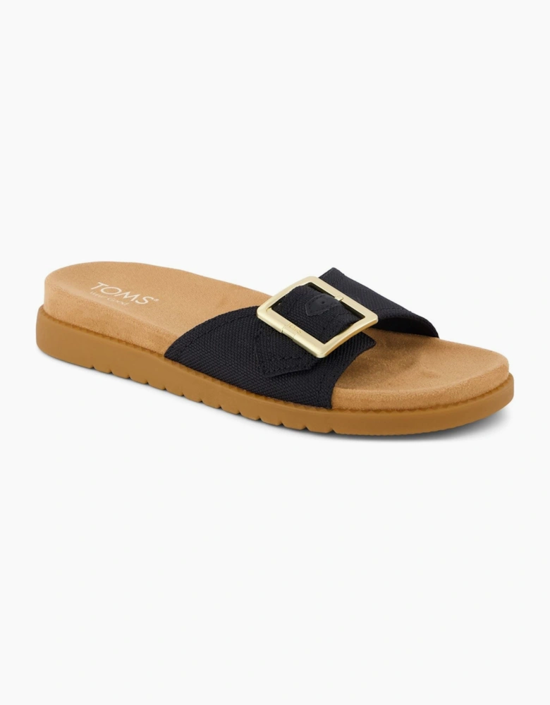 Marin Textile Women's Black Sandals