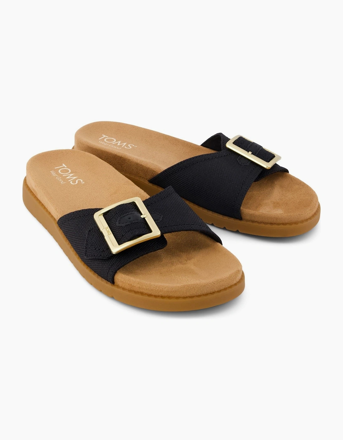 Marin Textile Women's Black Sandals