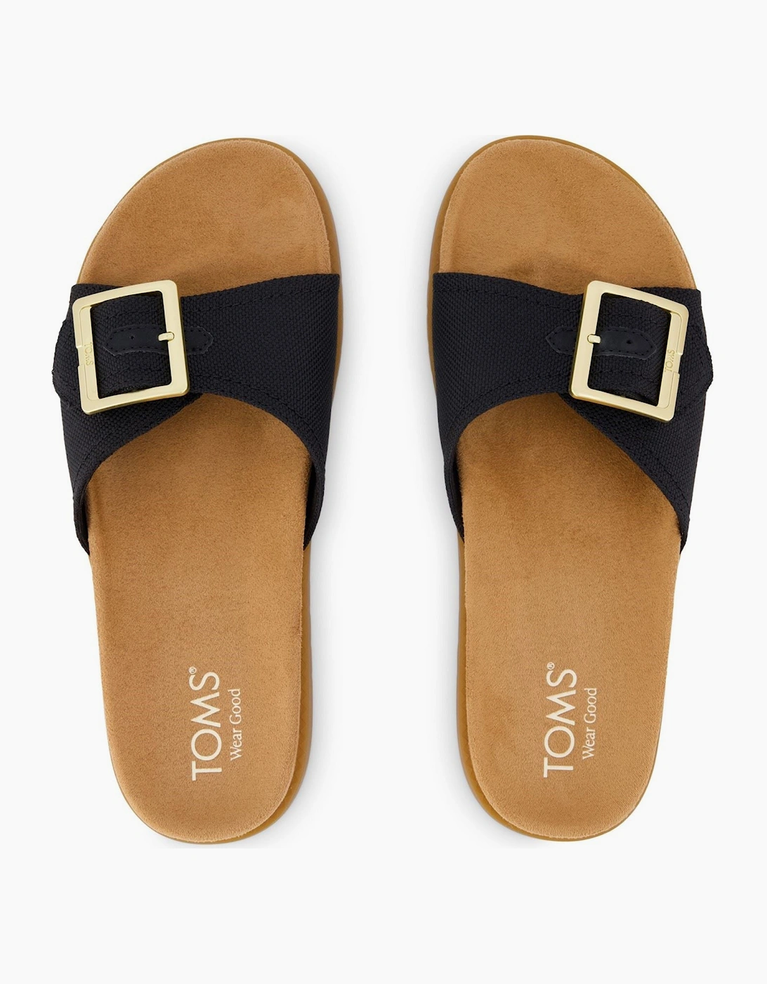 Marin Textile Women's Black Sandals