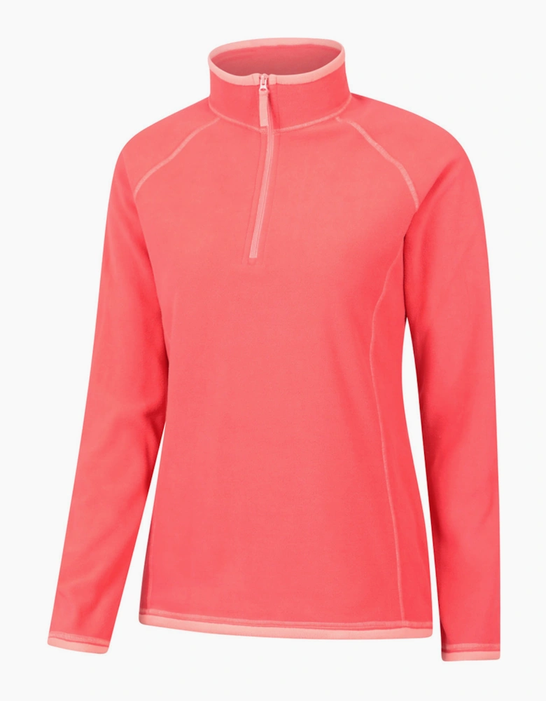 Womens/Ladies Montana Half Zip Fleece Top
