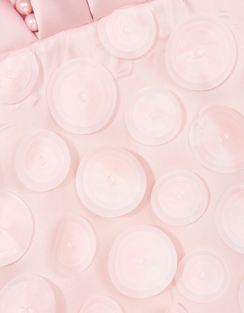 Girls Occasion Dress with Headband in Pink