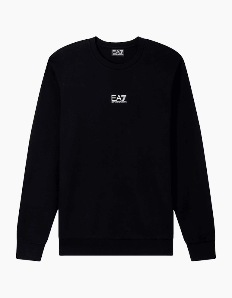 Core Logo Lightweight Black Sweatshirt