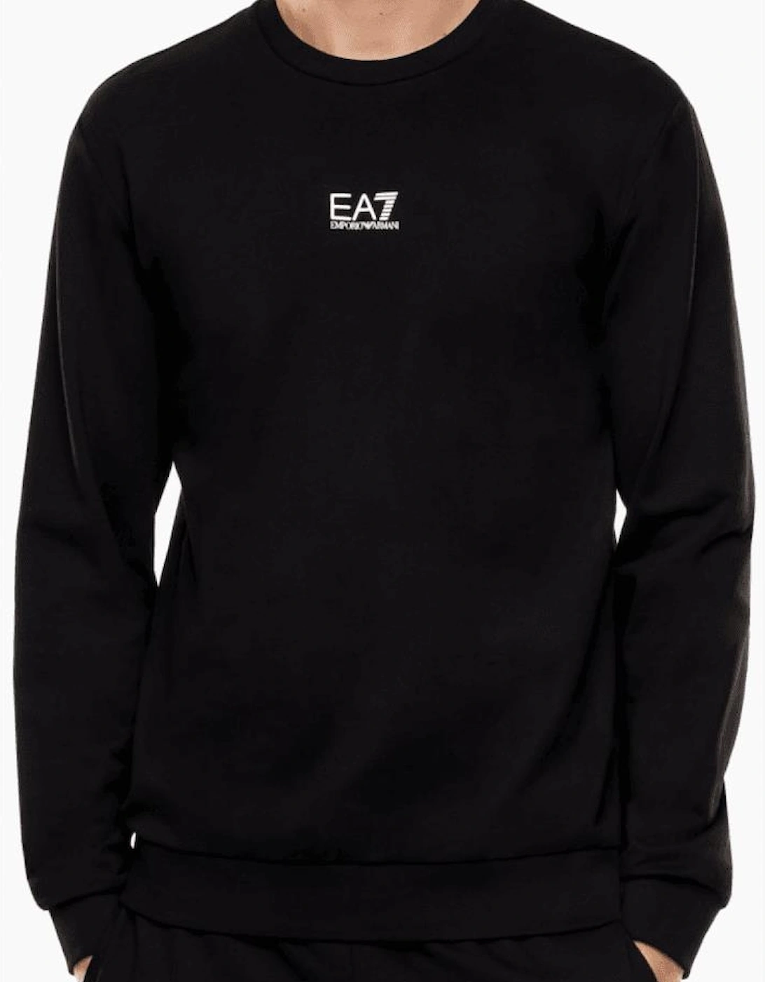Core Logo Lightweight Black Sweatshirt