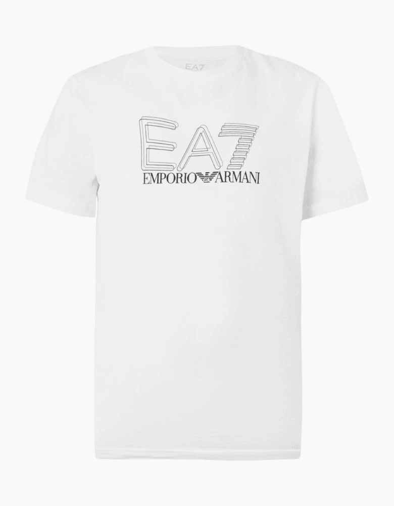 Shadow Logo White T-Shirt