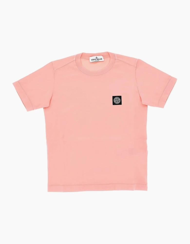 Kids Patch Logo Tee Pink