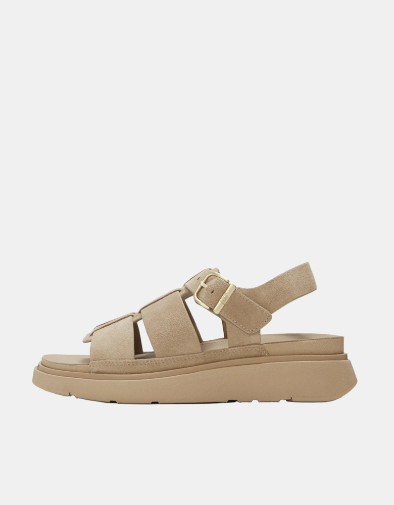 FitFlop Womens GEN-FF Suede Fisherman Sandals - Cappuccino 923