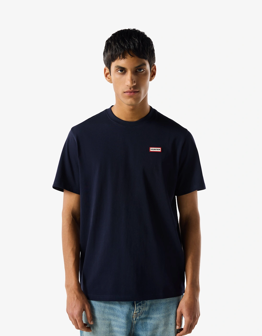 Hunter Men's Hunter Red Label Essentials Mens Logo T-Shirt - Night Sky - Navy