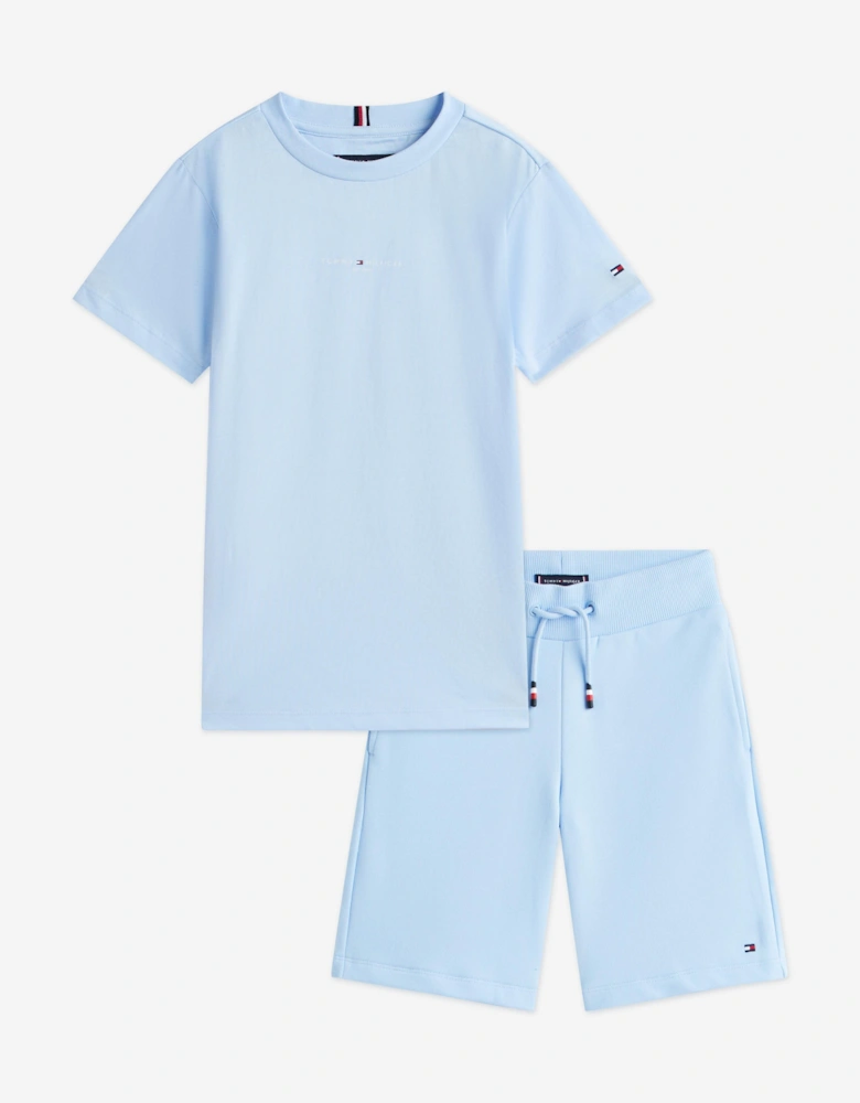 Boys Essential Short Set in Blue