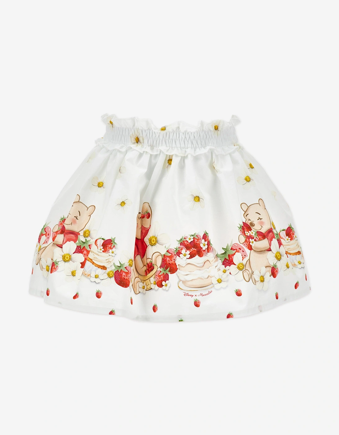 Monnalisa Baby Girls Winnie the Pooh Skirt in White
