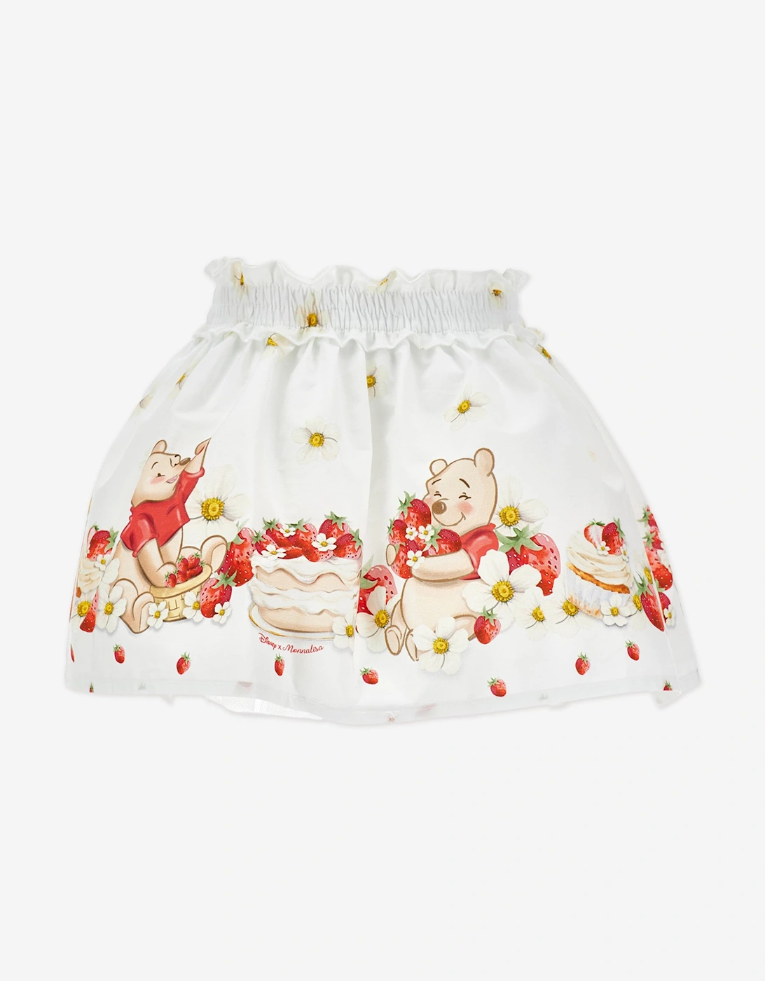Monnalisa Baby Girls Winnie the Pooh Skirt in White