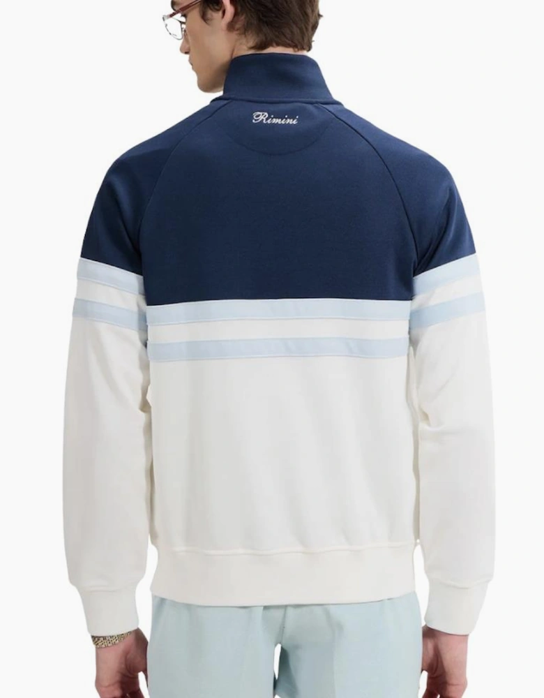 Rimini Track Jacket Off White/Navy