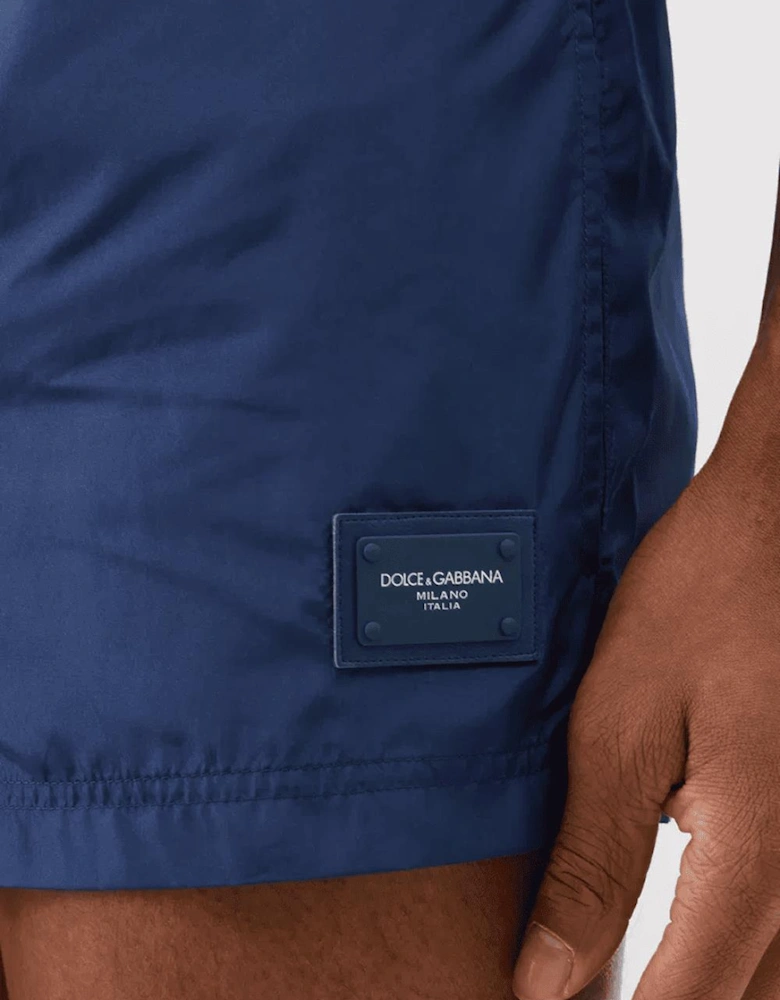 Logo Plaque Swimshorts Navy Blue
