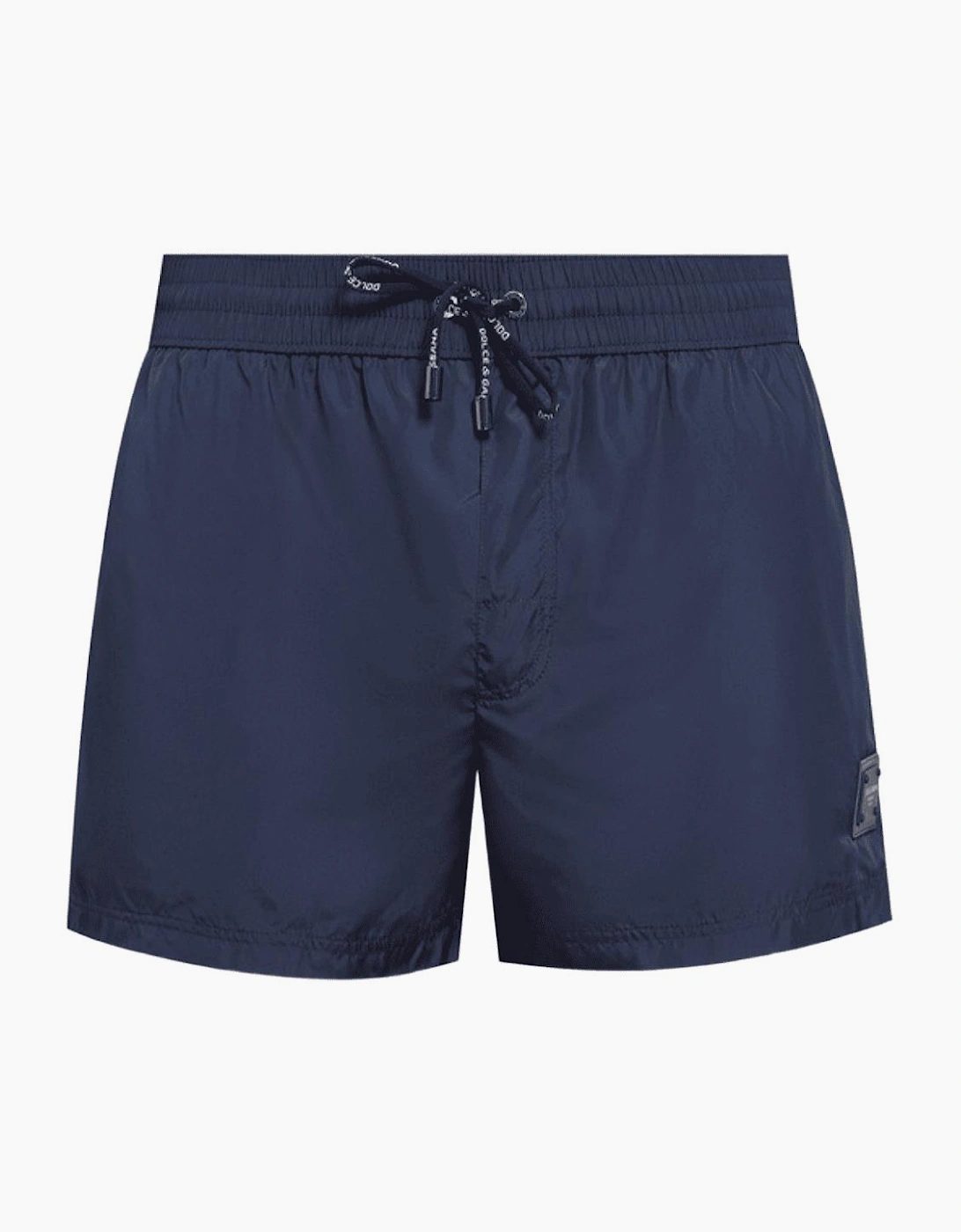 Dolce & Gabbana Men's Dolce & Gabbana Logo Plaque Swimshorts Navy Blue