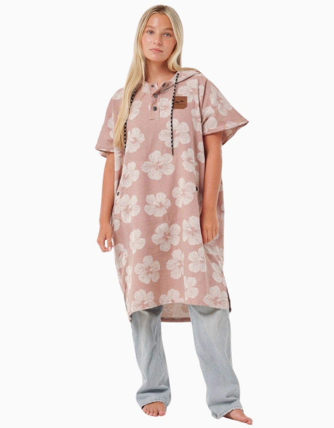 Slowtide Unisex Hau Fauta Floral Poncho