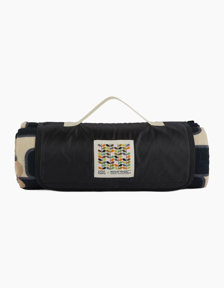 Regatta Orla Kiely Roll Away & Carry Camping Picnic Blanket Rug Mat