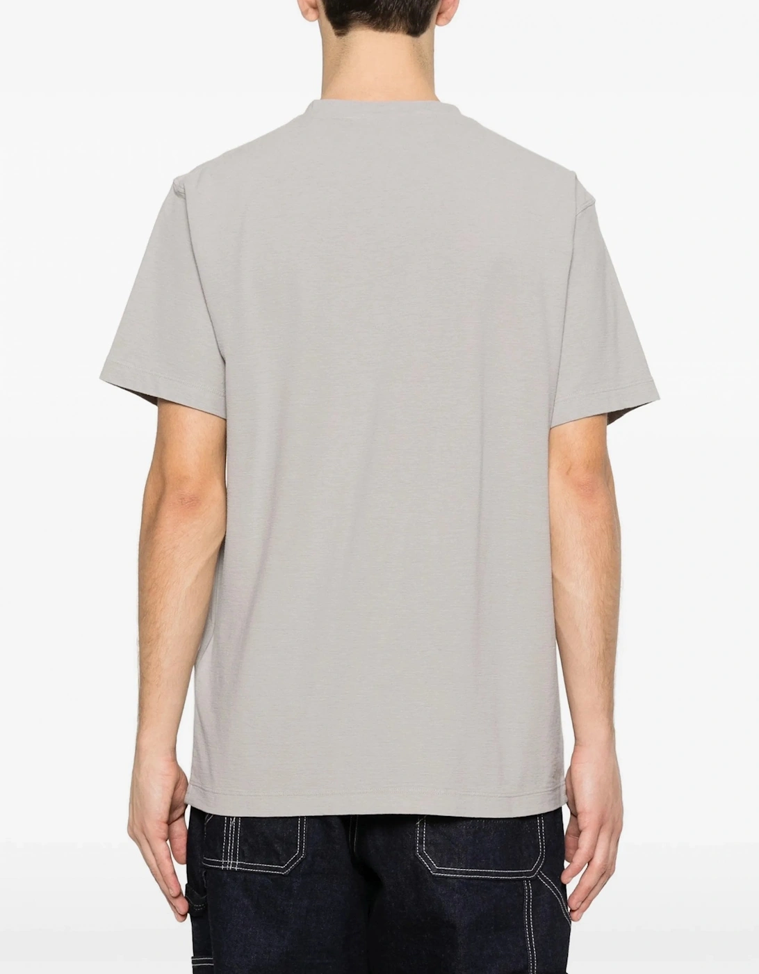 Ghost Patch Logo T-Shirt Grey