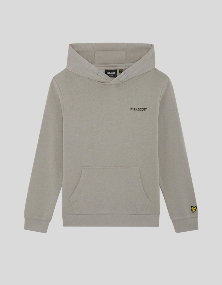 Cotton Script Logo Hoodie