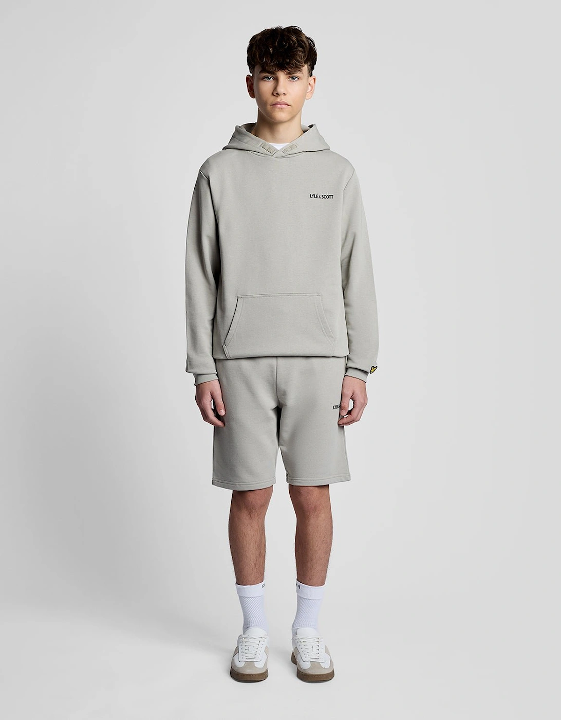 Cotton Script Logo Hoodie