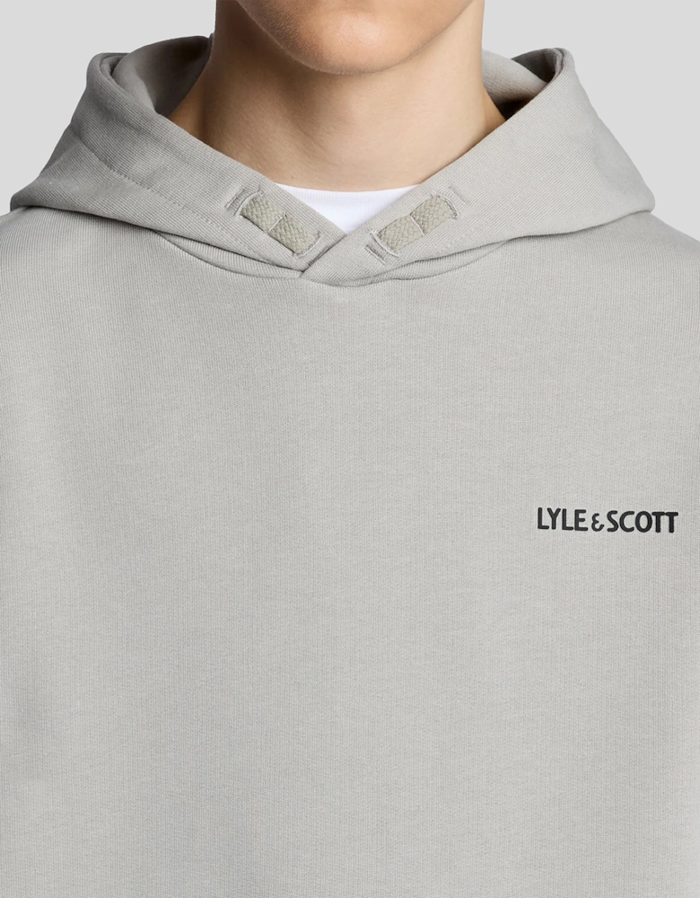 Cotton Script Logo Hoodie