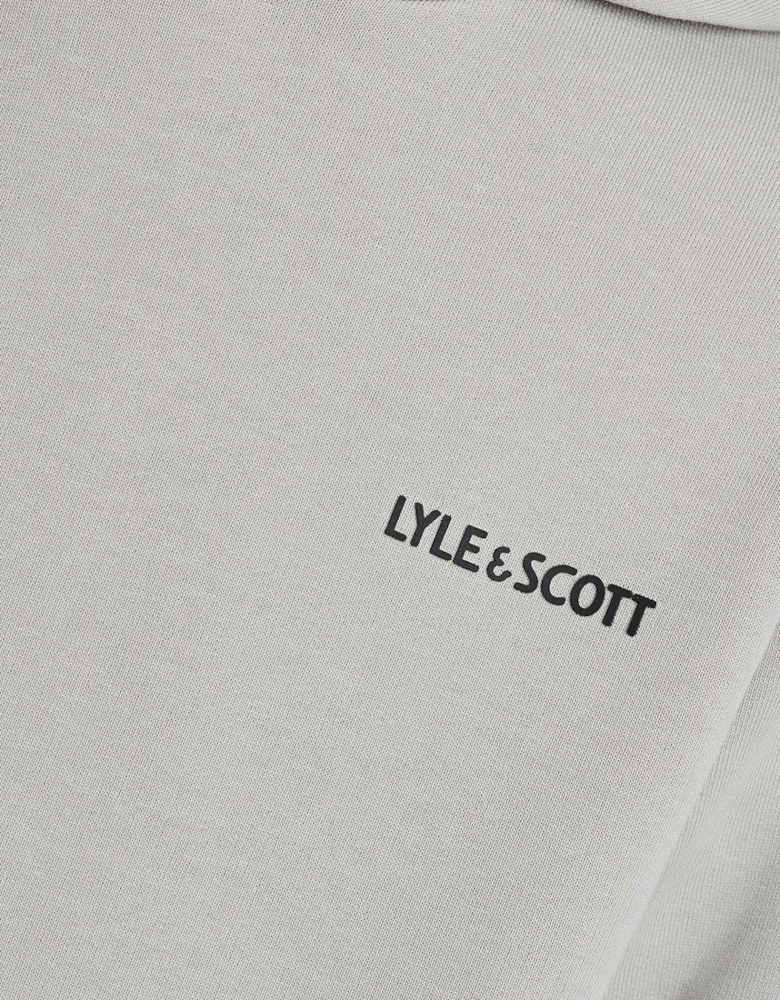 Cotton Script Logo Hoodie