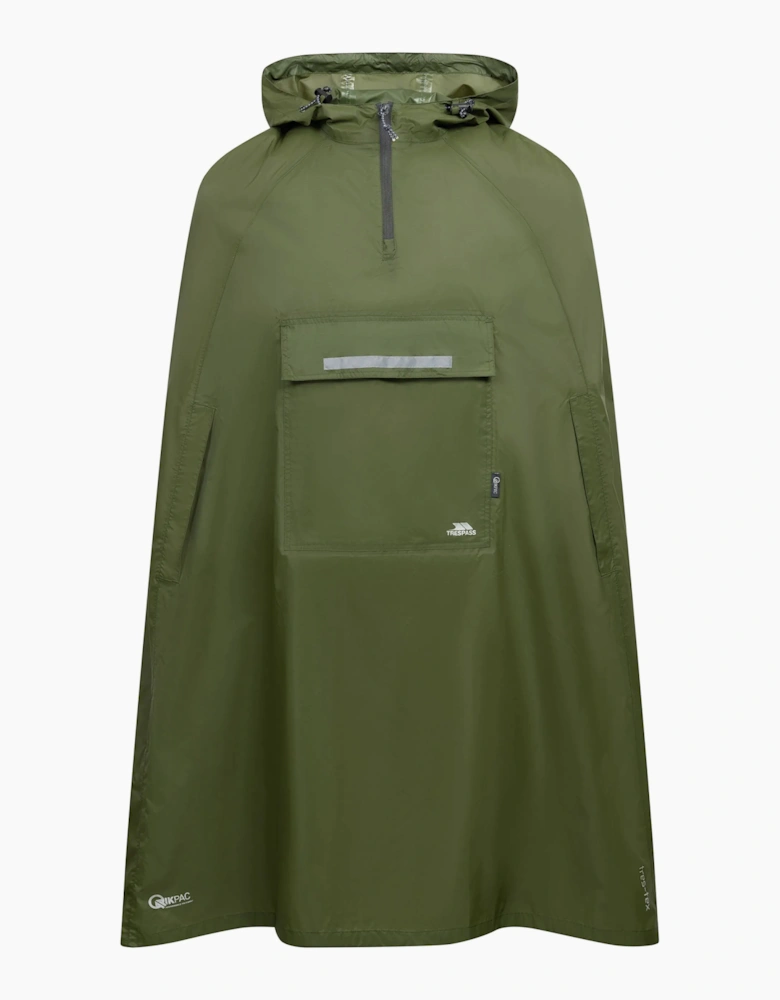 Qikpac Unisex Hooded Waterproof Packaway Poncho
