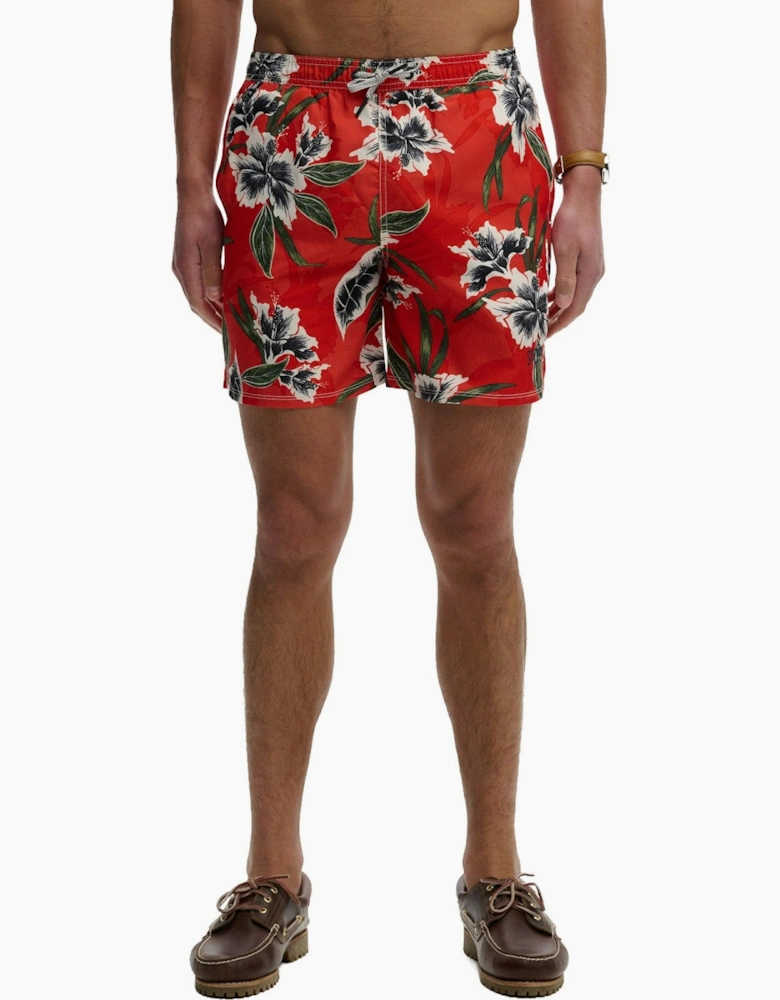 Superdry Mens Hawaiian Print 16 Swim Shorts