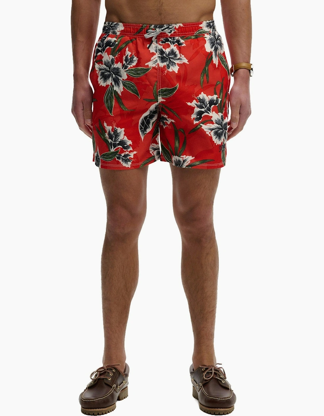 Superdry Mens Hawaiian Print 16 Swim Shorts