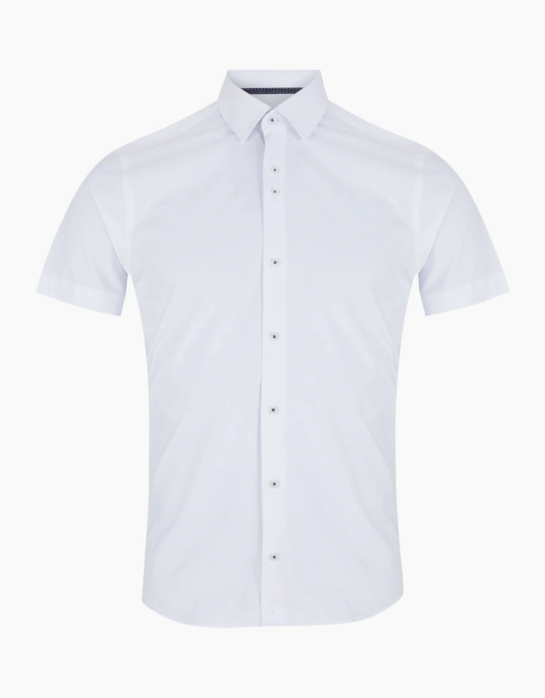 Stretch Semi Formal SS Shirt 01 White, 5 of 4