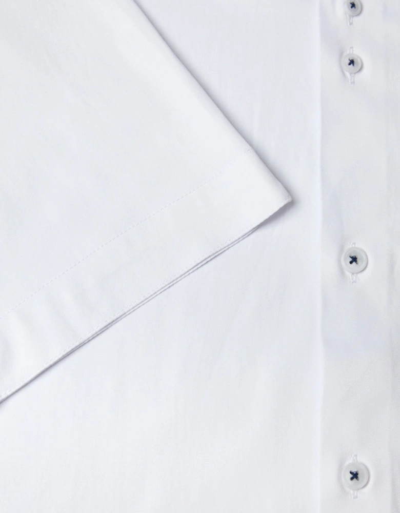 Stretch Semi Formal SS Shirt 01 White