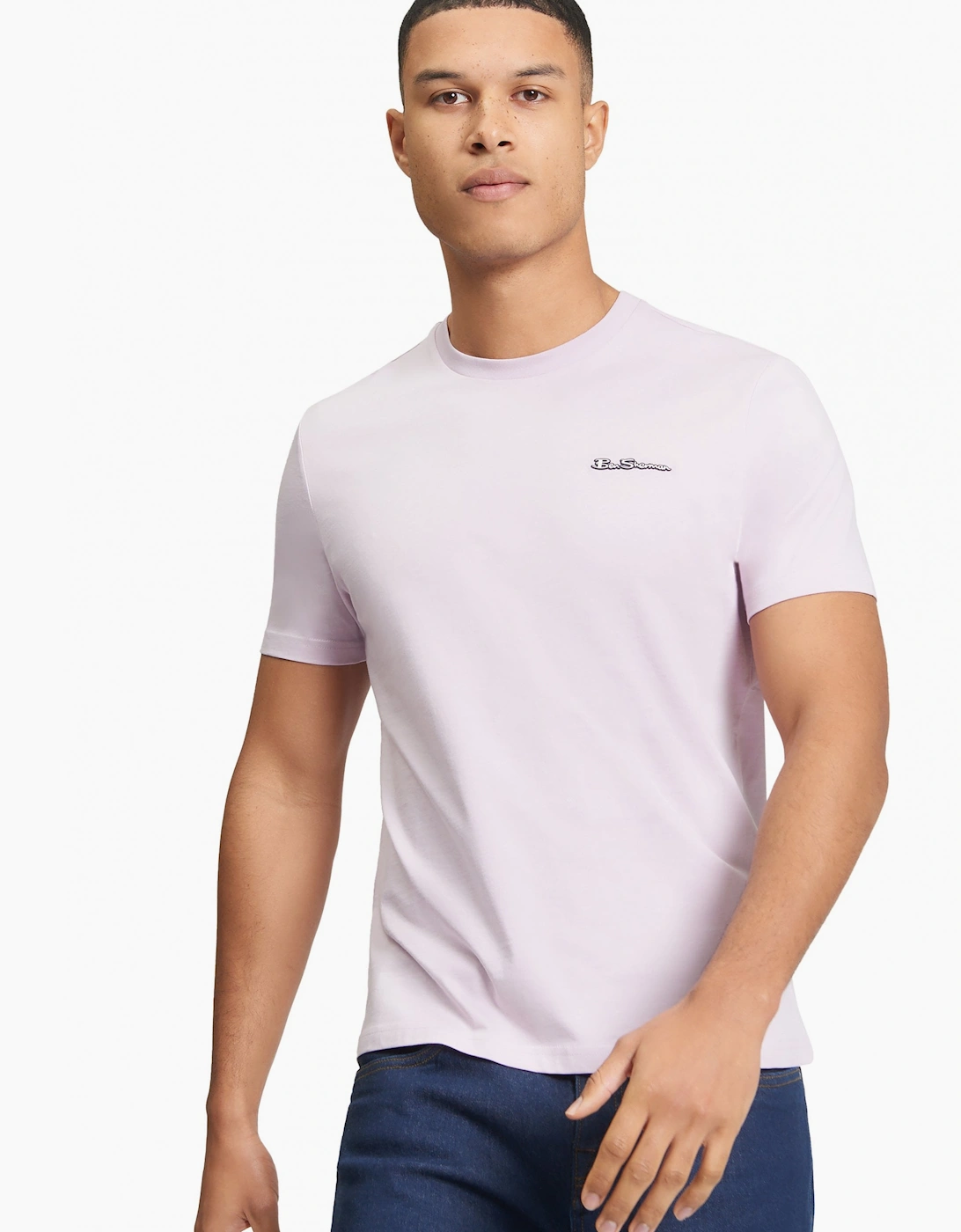 Ben Sherman Men's Purple Short Sleeve Signature T-Shirt | Lilac  44 Xxlarge