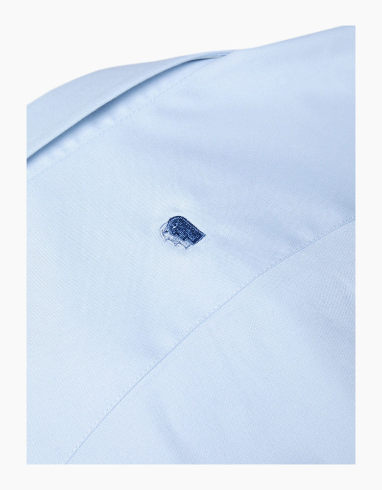 Stretch Semi Formal SS Shirt 21 Blue