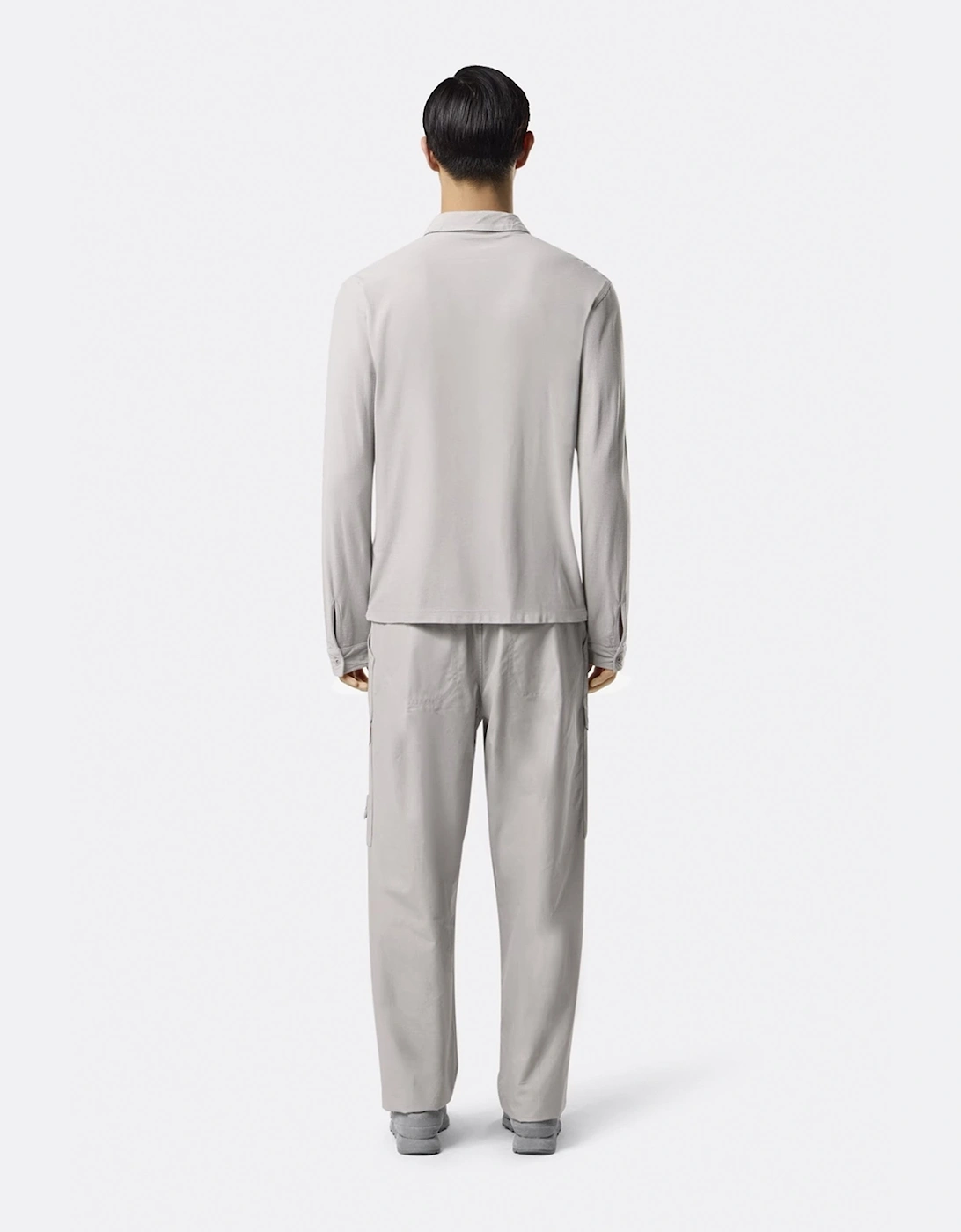 S0F11 Patch Logo Ls Polo Grey