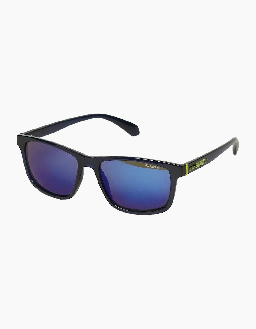 Superdry Women's Crystal Blue Lime Square Frame Sunglasses - Size: One Size