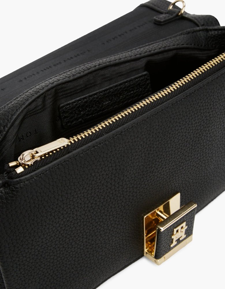 TH Her Womens Chain Crossover Bag - Black