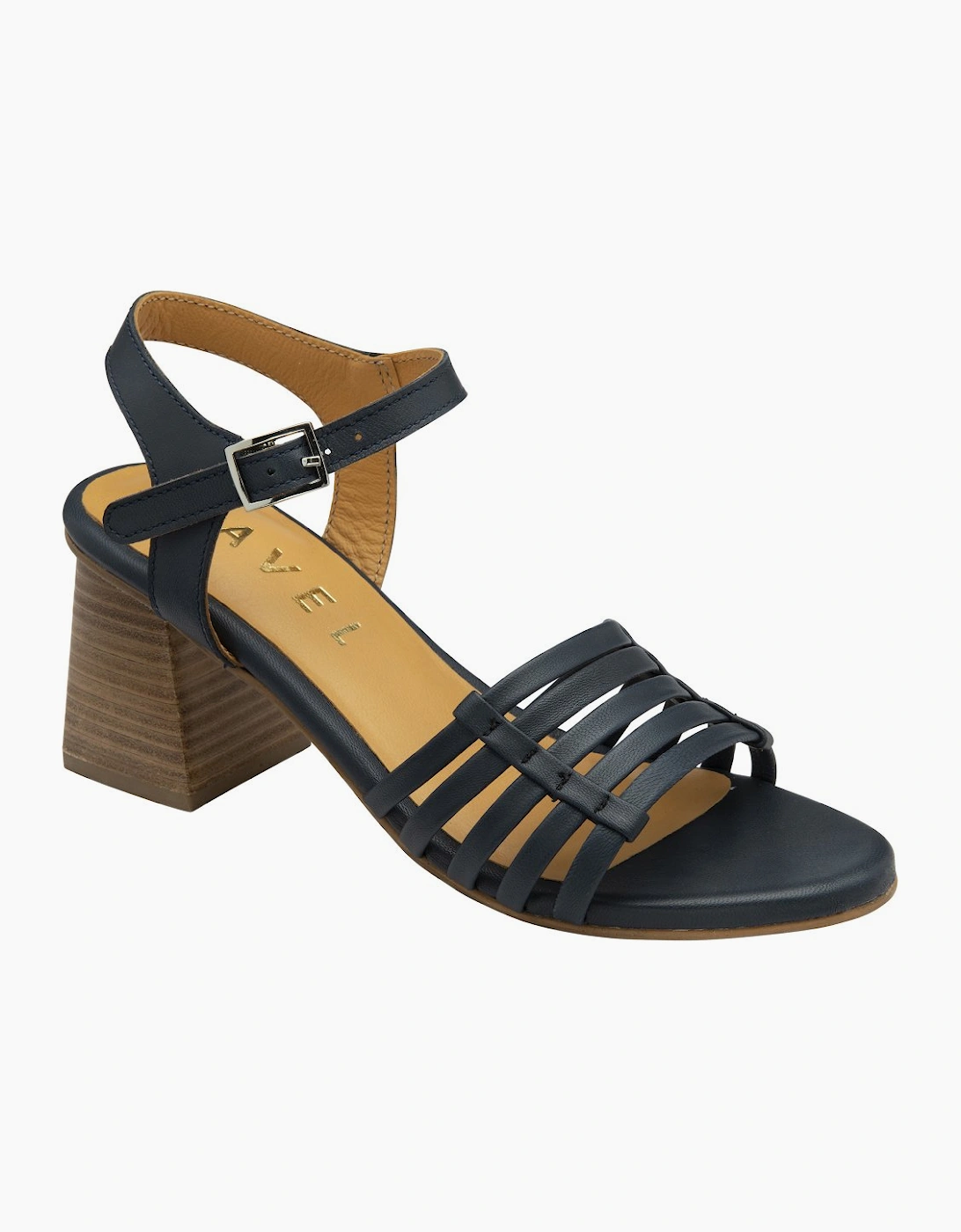 Ravel Women's Navy Kiplin Heeled Sandals - Size: 8
