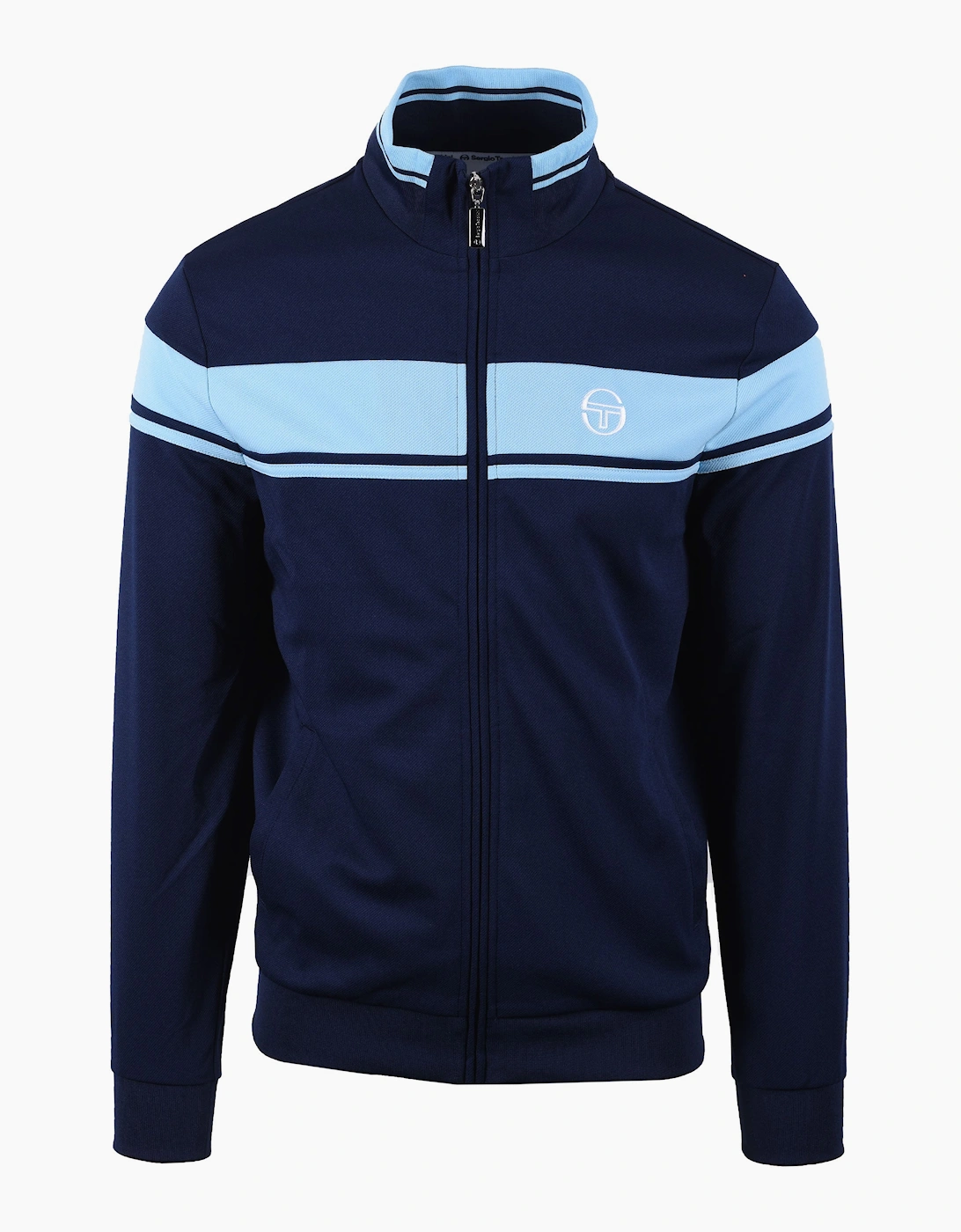 Sergio Tacchini Men's Navy Damarindo Track Top Maritime Blue/Baltic Sea  40 Size L