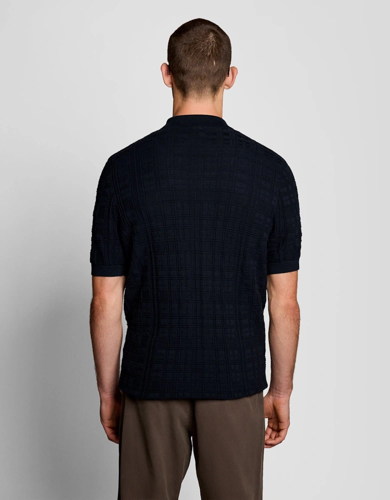 Revere Collar Knitted Resort Shirt
