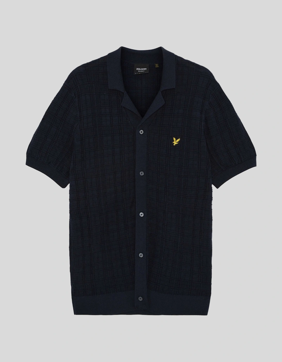Revere Collar Knitted Resort Shirt