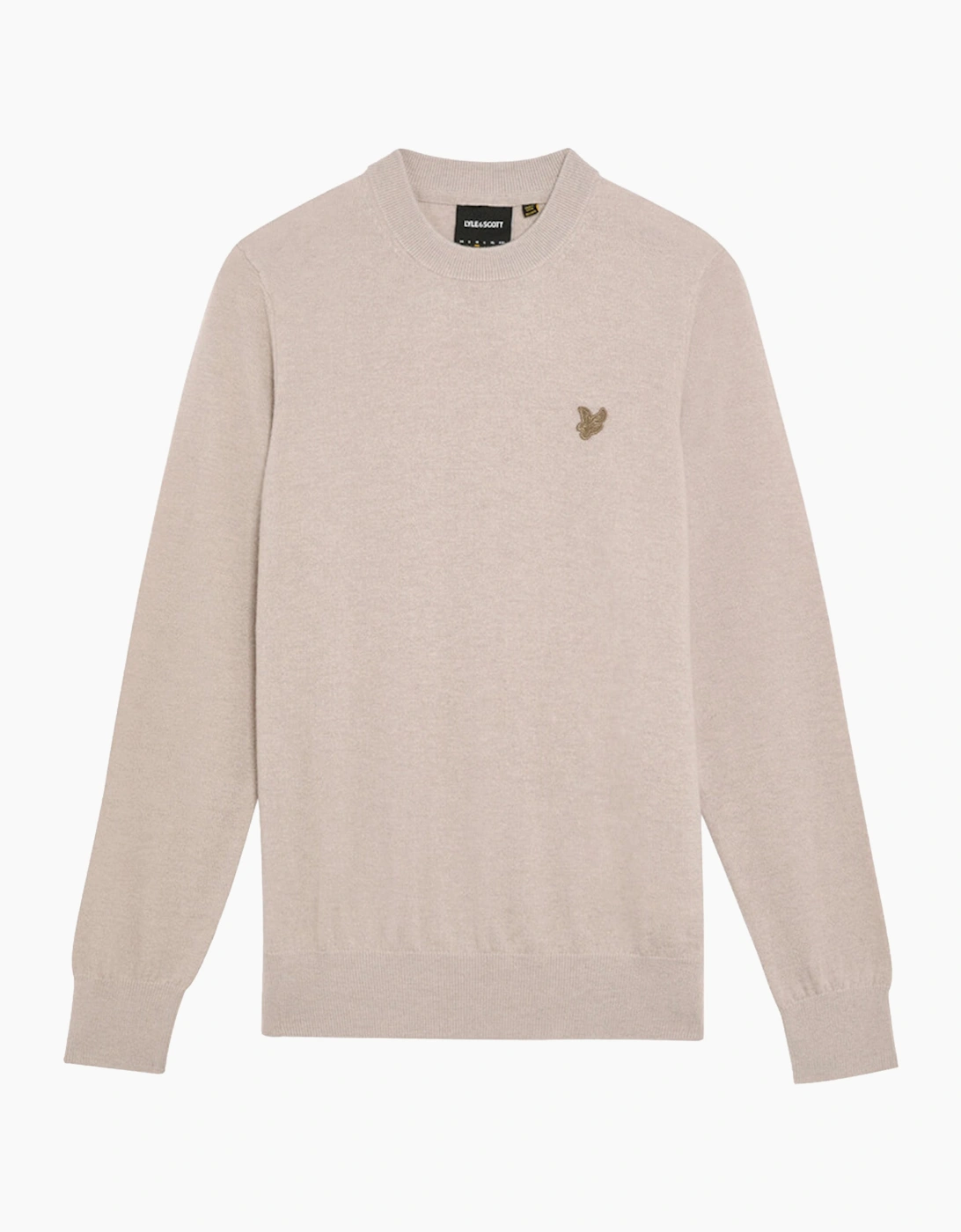 Lyle & Scott Tonal Eagle Lambswool Crew Neck Jumper, 2 of 1