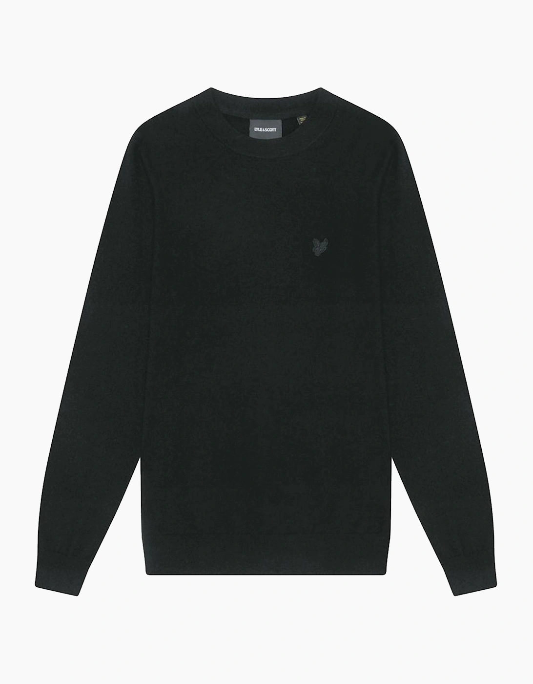 Lyle & Scott Tonal Eagle Lambswool Crew Neck Jumper, 3 of 2