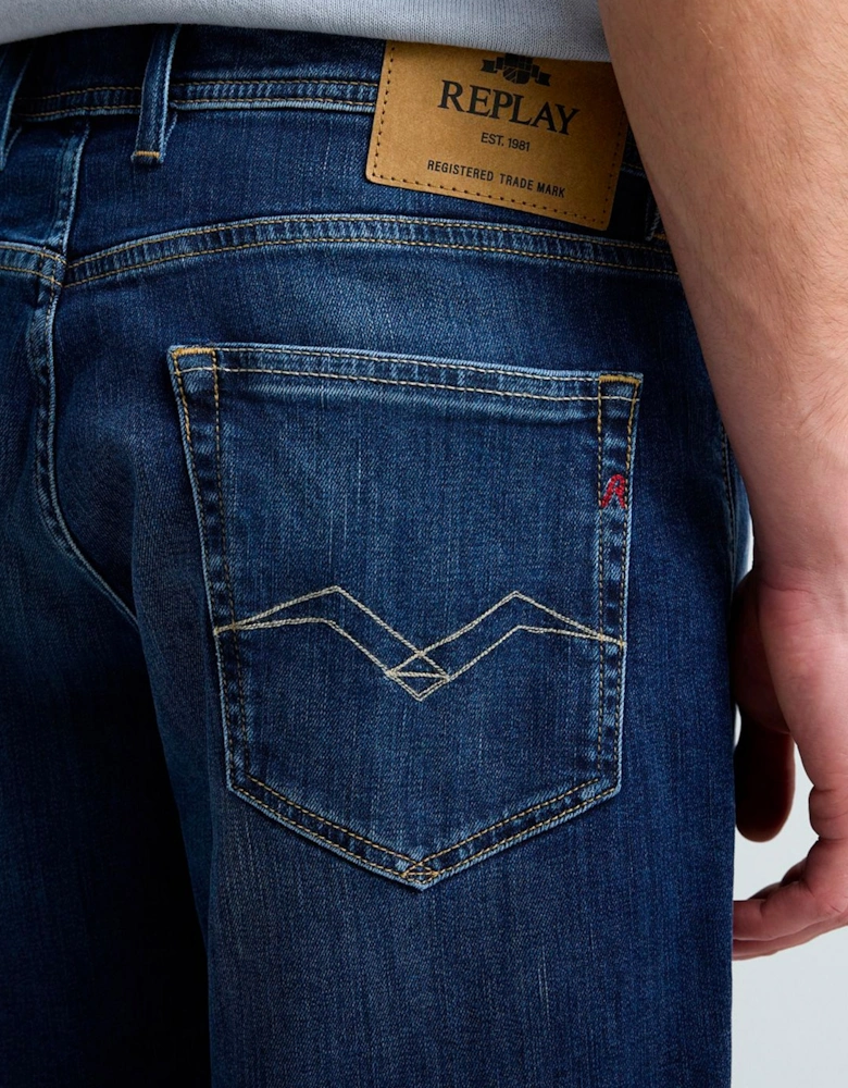 Replay Grover Straight Fit Stretch Denim Shorts M1072.685.192.009