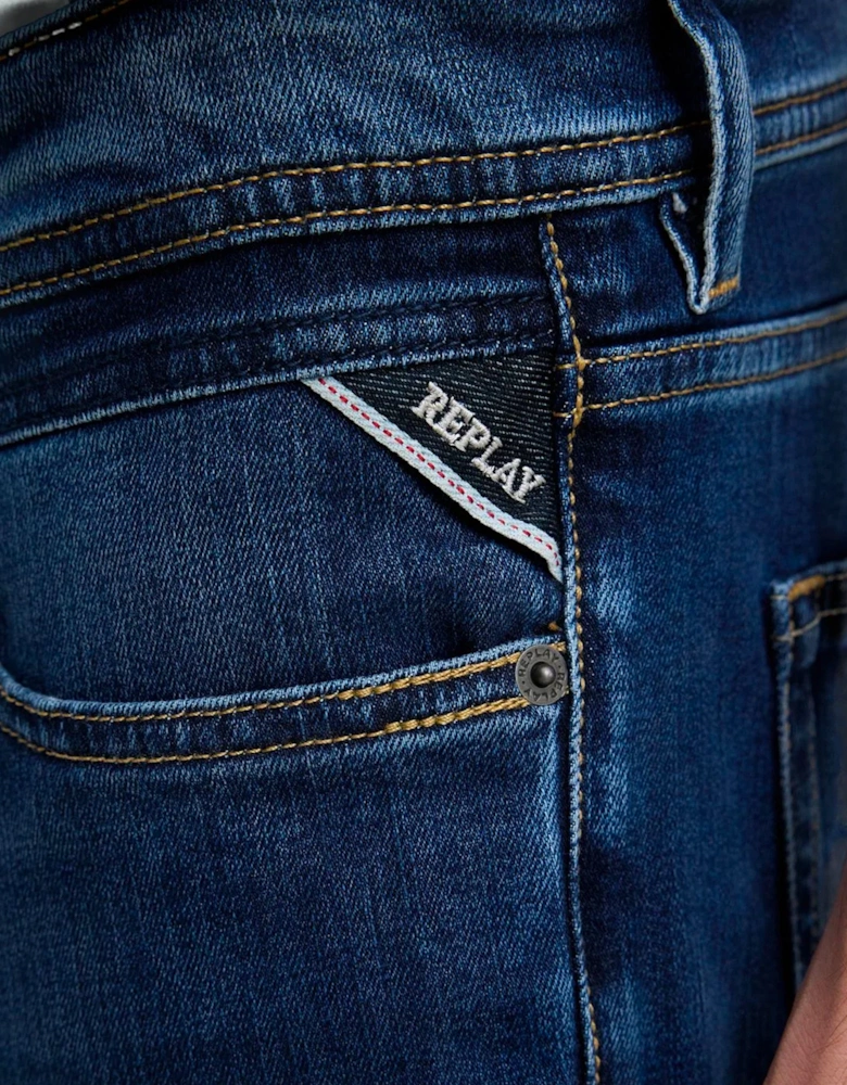 Replay Grover Straight Fit Stretch Denim Shorts M1072.685.192.009