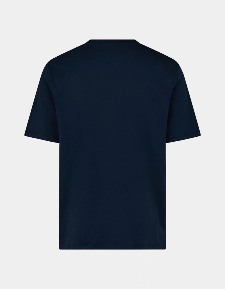 Aquascutum Mens Big Logo T-Shirt - Navy 11